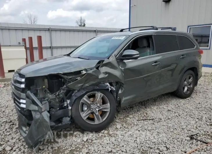 TOYOTA HIGHLANDER 2017 vin 5TDDZRFH3HS387645 from auto auction Copart