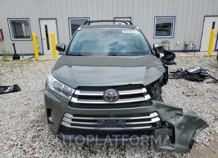 TOYOTA HIGHLANDER 2017 vin 5TDDZRFH3HS387645 from auto auction Copart