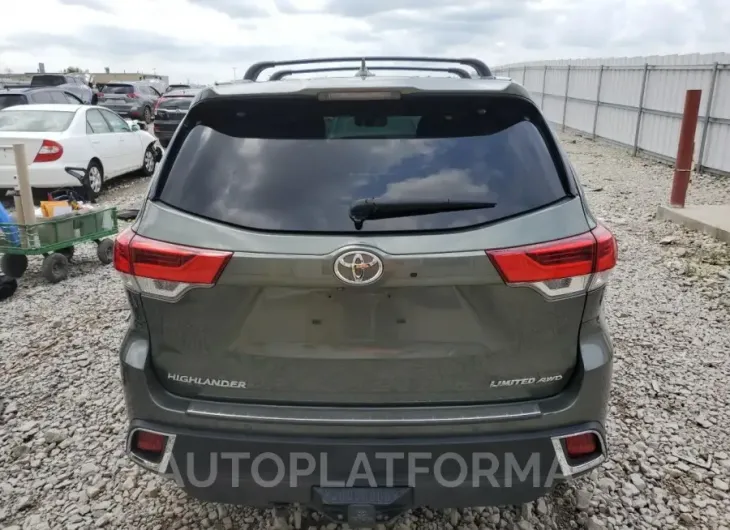 TOYOTA HIGHLANDER 2017 vin 5TDDZRFH3HS387645 from auto auction Copart