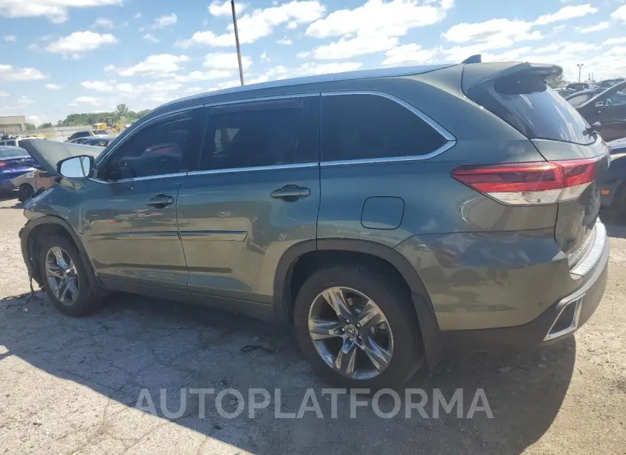 TOYOTA HIGHLANDER 2018 vin 5TDDZRFH9JS827745 from auto auction Copart