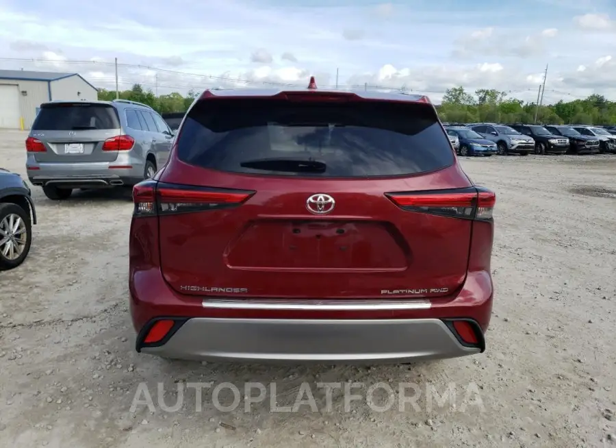 TOYOTA HIGHLANDER 2021 vin 5TDFZRBH4MS143754 from auto auction Copart