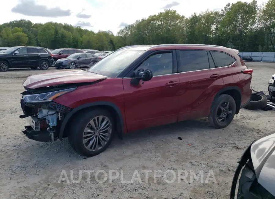 TOYOTA HIGHLANDER 2021 vin 5TDFZRBH4MS143754 from auto auction Copart