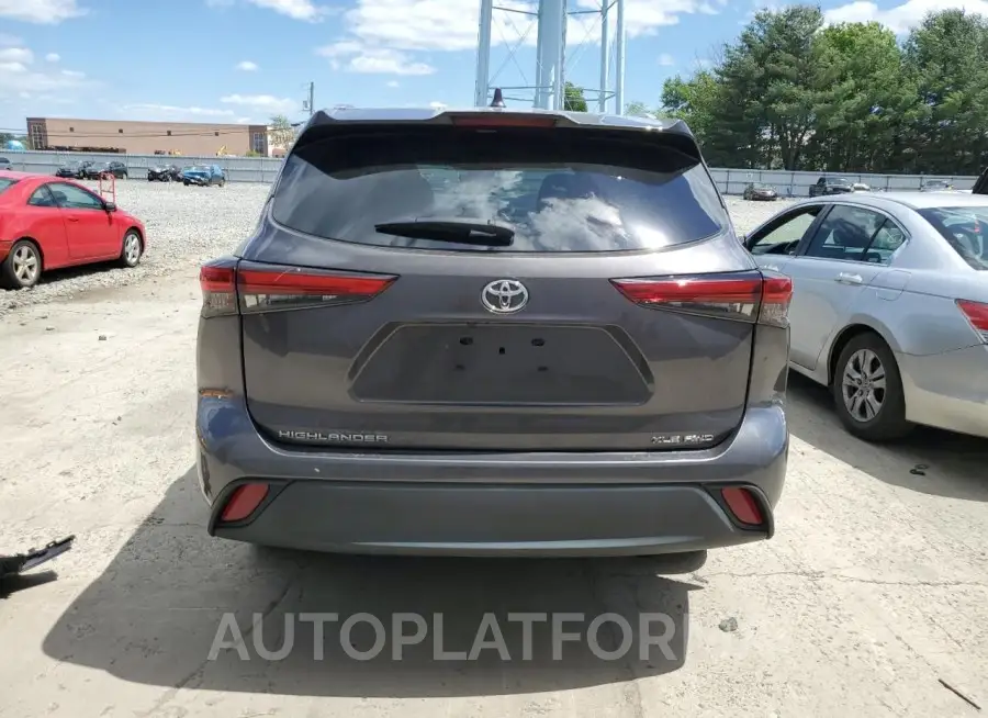 TOYOTA HIGHLANDER 2021 vin 5TDGZRBH4MS104408 from auto auction Copart