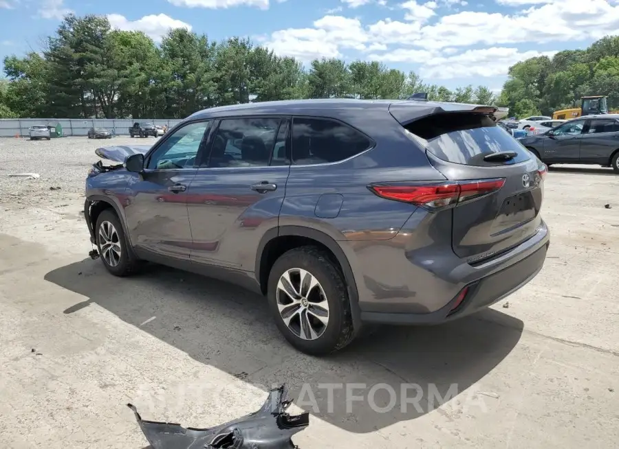 TOYOTA HIGHLANDER 2021 vin 5TDGZRBH4MS104408 from auto auction Copart