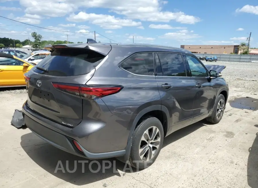 TOYOTA HIGHLANDER 2021 vin 5TDGZRBH4MS104408 from auto auction Copart