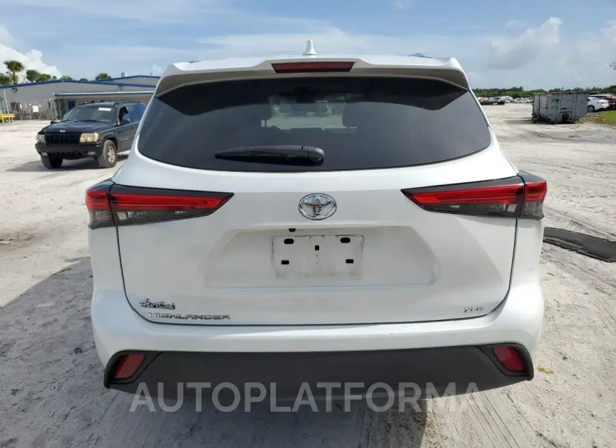 TOYOTA HIGHLANDER 2022 vin 5TDHZRAH3NS142199 from auto auction Copart