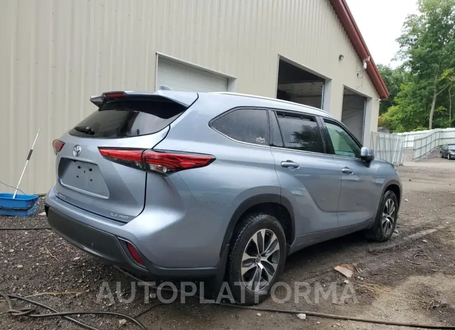 TOYOTA HIGHLANDER 2021 vin 5TDHZRBH8MS090453 from auto auction Copart