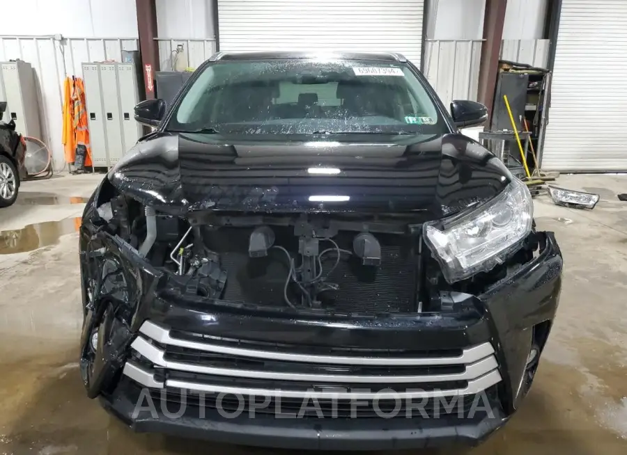 TOYOTA HIGHLANDER 2017 vin 5TDJZRFH0HS396645 from auto auction Copart