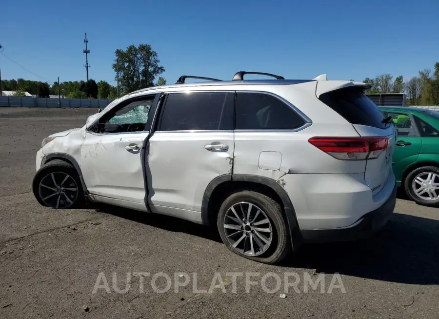 TOYOTA HIGHLANDER 2017 vin 5TDJZRFH2HS476027 from auto auction Copart