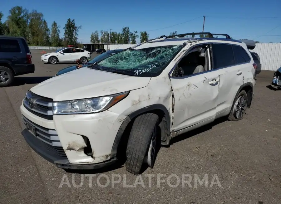 TOYOTA HIGHLANDER 2017 vin 5TDJZRFH2HS476027 from auto auction Copart