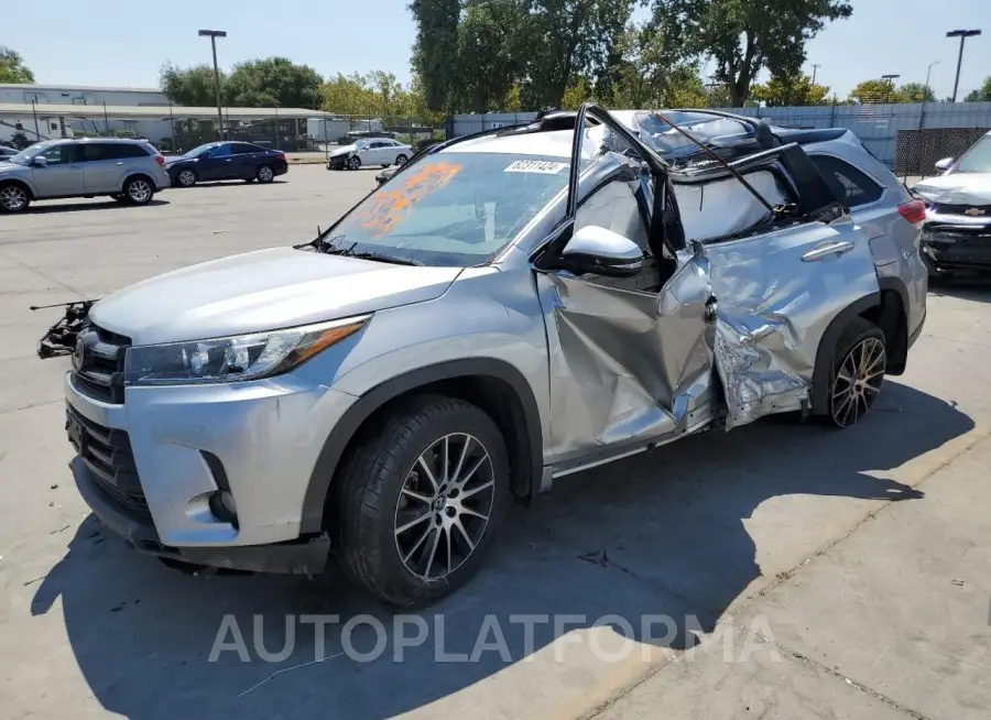 TOYOTA HIGHLANDER 2018 vin 5TDJZRFH5JS862169 from auto auction Copart