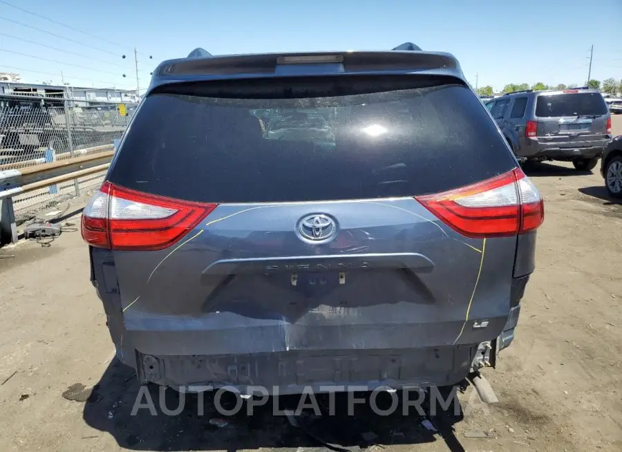 TOYOTA SIENNA LE 2016 vin 5TDKK3DC2GS749172 from auto auction Copart