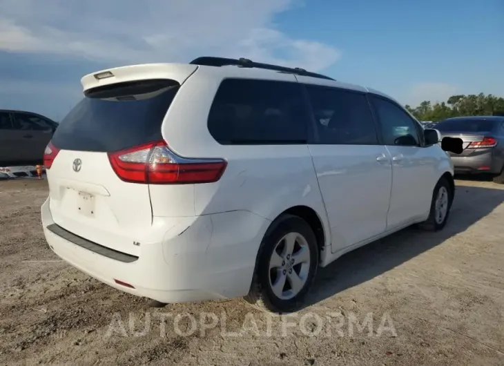 TOYOTA SIENNA LE 2015 vin 5TDKK3DC3FS564806 from auto auction Copart