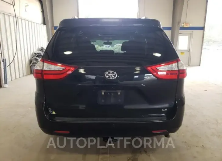 TOYOTA SIENNA LE 2015 vin 5TDKK3DC4FS601863 from auto auction Copart