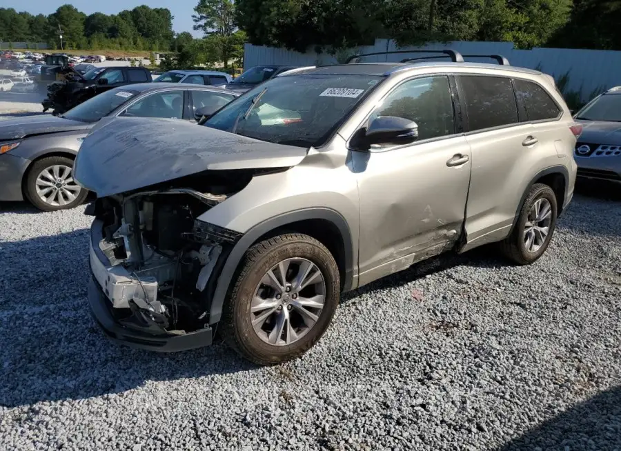 TOYOTA HIGHLANDER 2015 vin 5TDKKRFH2FS046309 from auto auction Copart