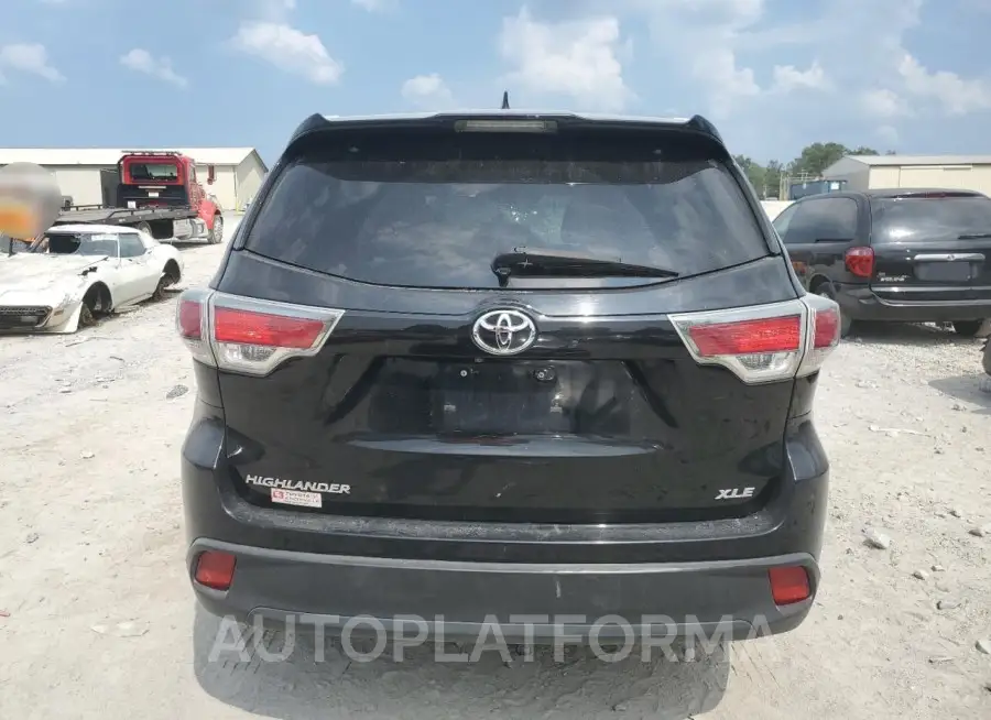 TOYOTA HIGHLANDER 2016 vin 5TDKKRFH9GS152077 from auto auction Copart