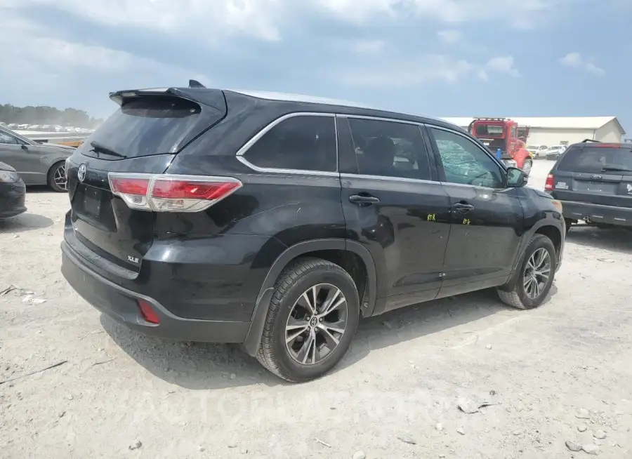 TOYOTA HIGHLANDER 2016 vin 5TDKKRFH9GS152077 from auto auction Copart