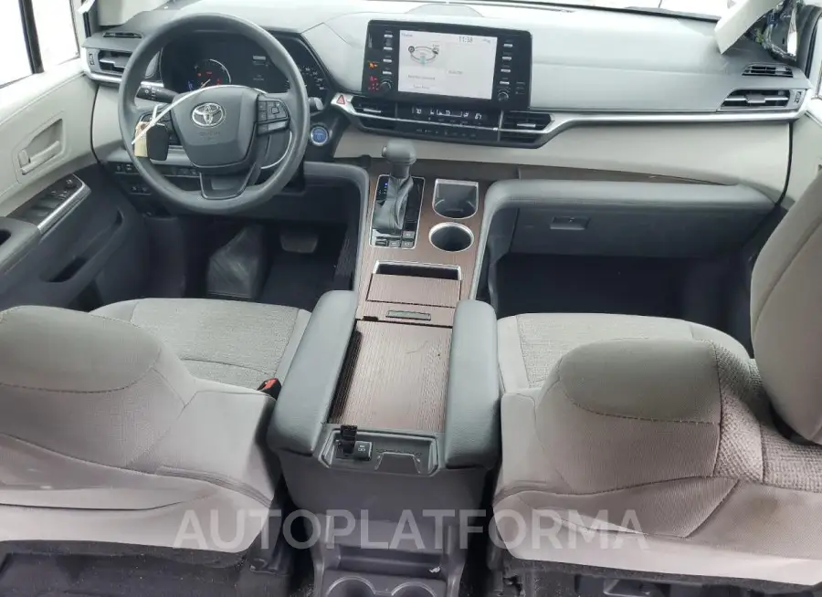 TOYOTA SIENNA LE 2022 vin 5TDKRKECXNS095409 from auto auction Copart