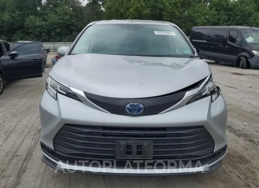 TOYOTA SIENNA LE 2022 vin 5TDKRKECXNS095409 from auto auction Copart