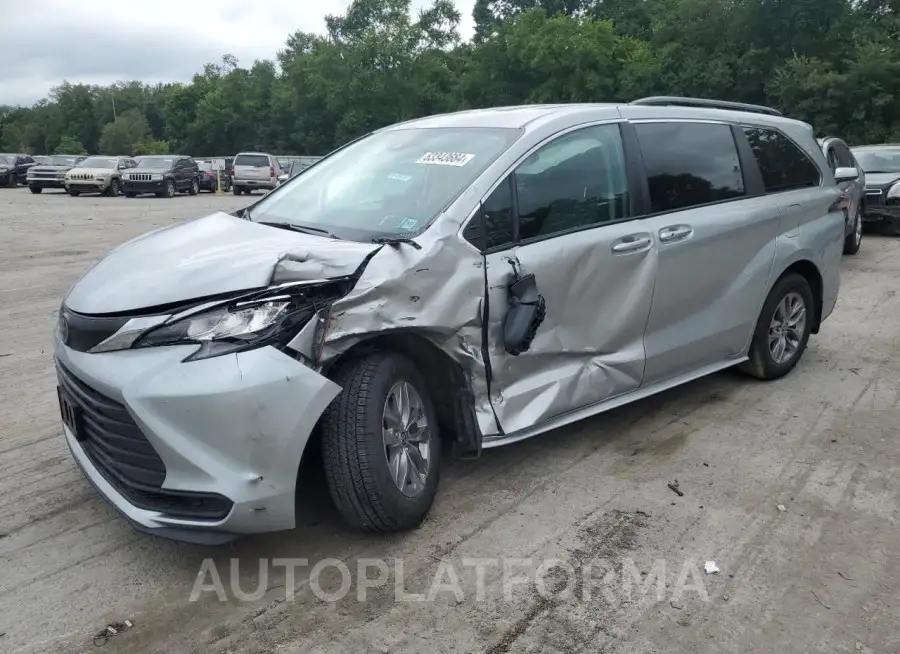 TOYOTA SIENNA LE 2022 vin 5TDKRKECXNS095409 from auto auction Copart