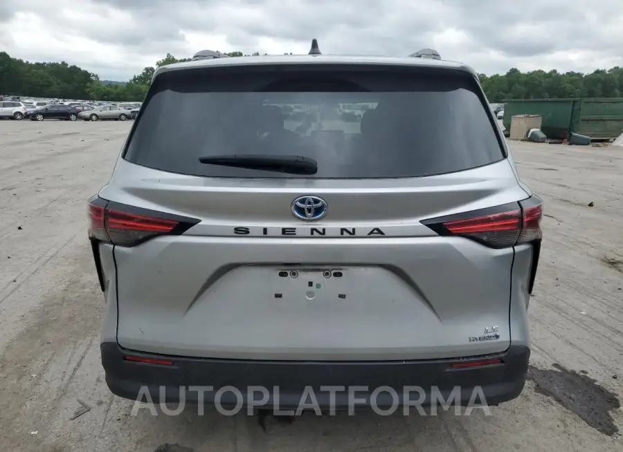 TOYOTA SIENNA LE 2022 vin 5TDKRKECXNS095409 from auto auction Copart