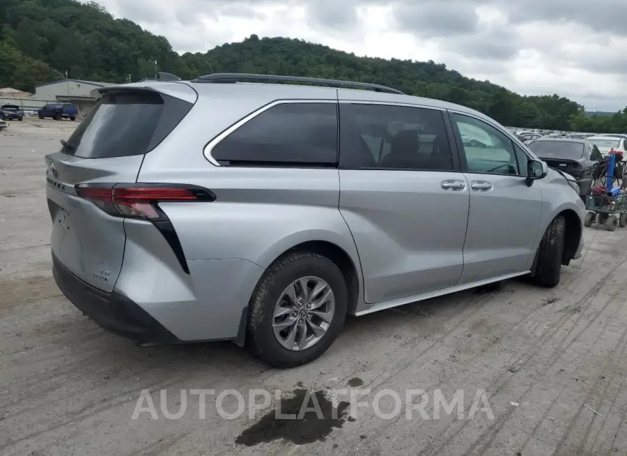 TOYOTA SIENNA LE 2022 vin 5TDKRKECXNS095409 from auto auction Copart