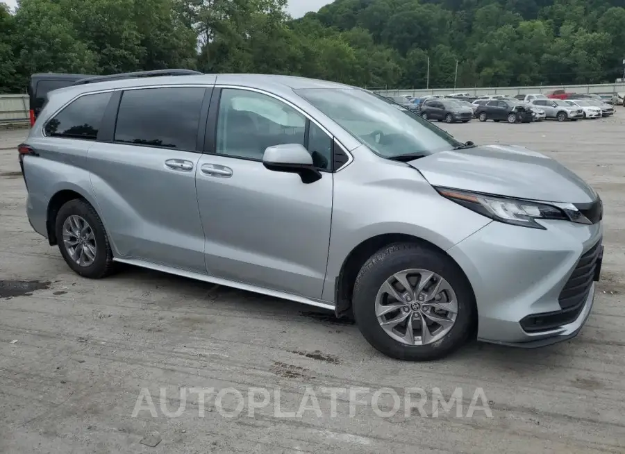 TOYOTA SIENNA LE 2022 vin 5TDKRKECXNS095409 from auto auction Copart