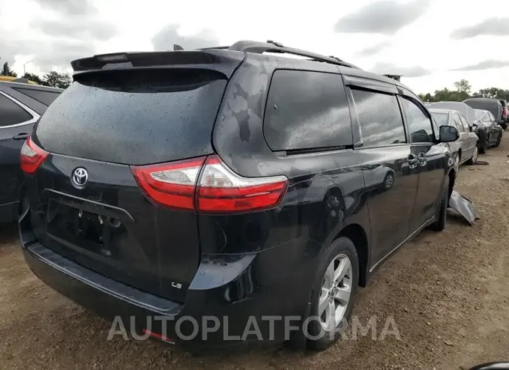 TOYOTA SIENNA LE 2018 vin 5TDKZ3DC3JS923205 from auto auction Copart