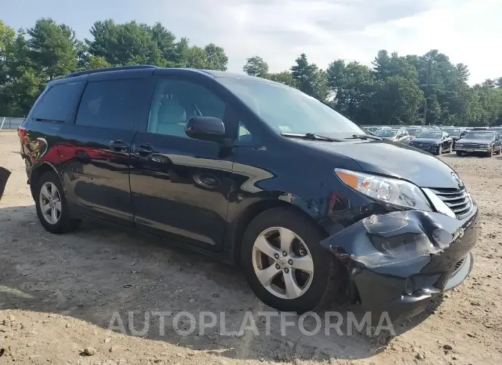 TOYOTA SIENNA LE 2017 vin 5TDKZ3DC5HS880626 from auto auction Copart