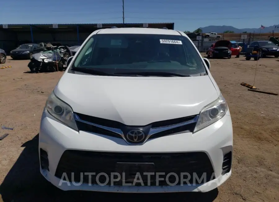 TOYOTA SIENNA LE 2019 vin 5TDKZ3DC8KS005614 from auto auction Copart