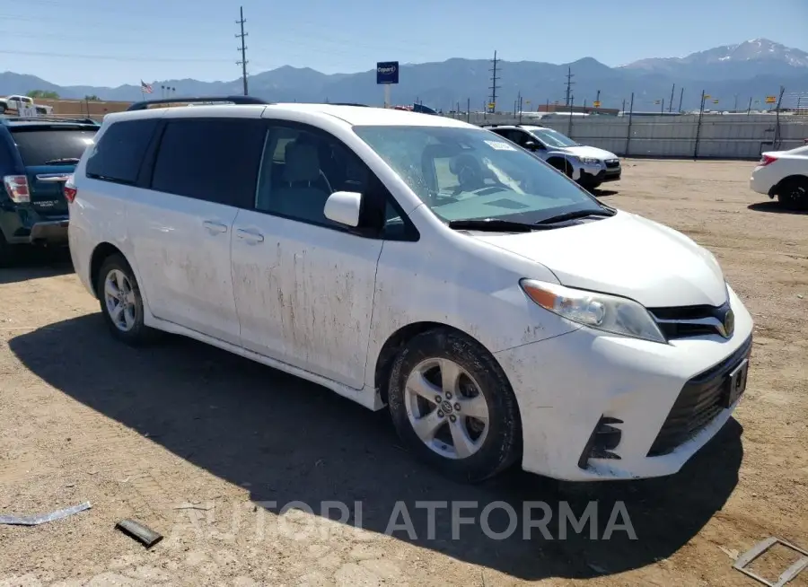 TOYOTA SIENNA LE 2019 vin 5TDKZ3DC8KS005614 from auto auction Copart