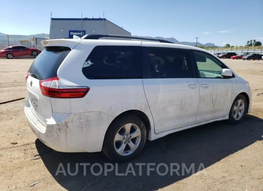 TOYOTA SIENNA LE 2019 vin 5TDKZ3DC8KS005614 from auto auction Copart