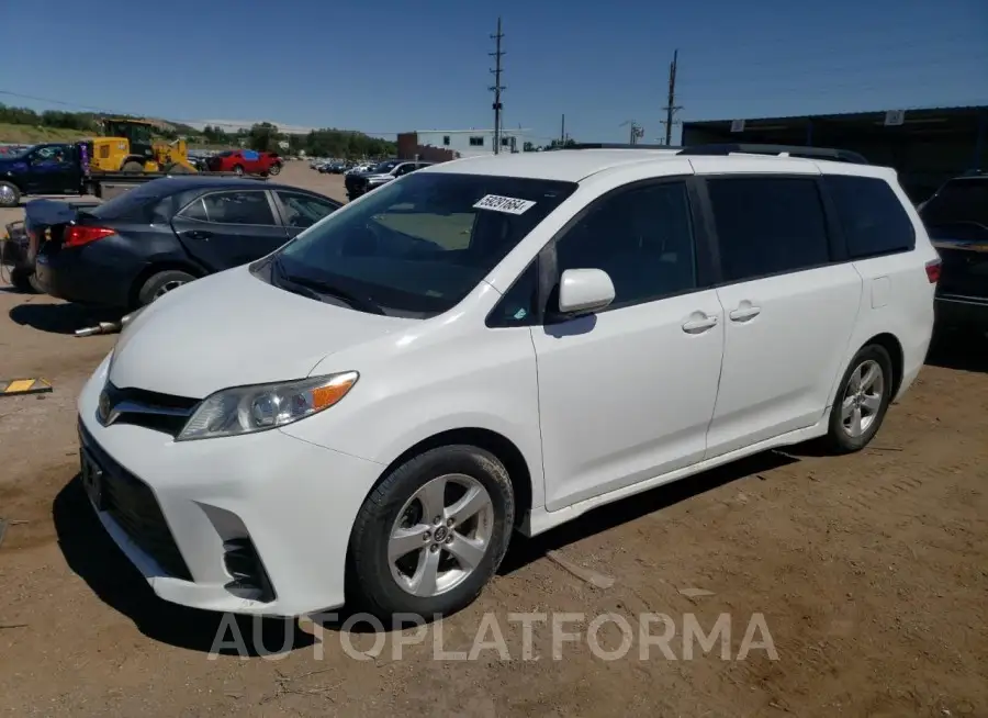 TOYOTA SIENNA LE 2019 vin 5TDKZ3DC8KS005614 from auto auction Copart