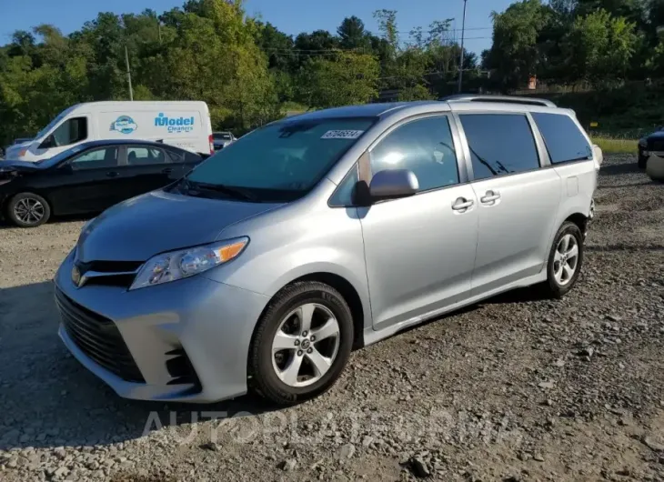 TOYOTA SIENNA LE 2020 vin 5TDKZ3DC8LS038033 from auto auction Copart