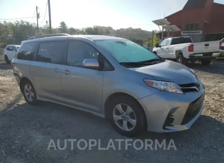 TOYOTA SIENNA LE 2020 vin 5TDKZ3DC8LS038033 from auto auction Copart