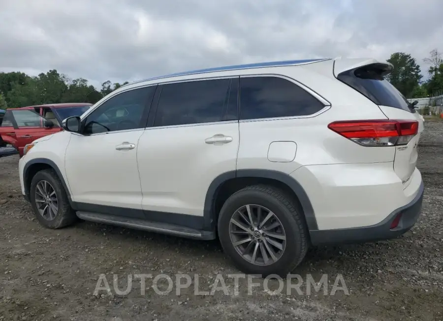 TOYOTA HIGHLANDER 2019 vin 5TDKZRFH1KS566281 from auto auction Copart