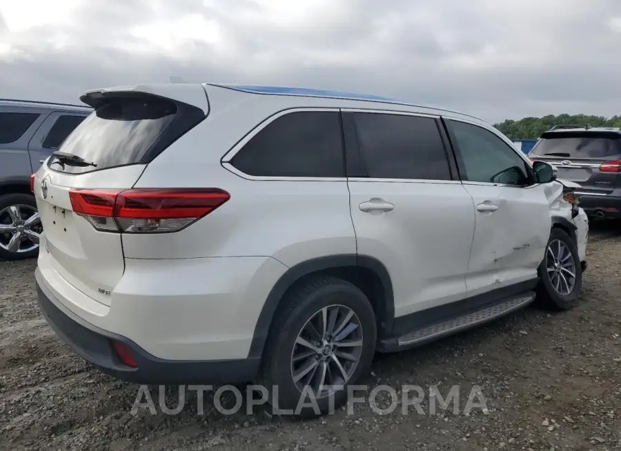 TOYOTA HIGHLANDER 2019 vin 5TDKZRFH1KS566281 from auto auction Copart