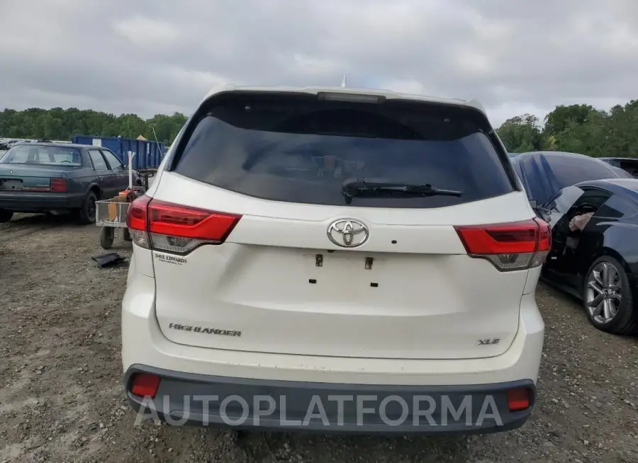 TOYOTA HIGHLANDER 2019 vin 5TDKZRFH1KS566281 from auto auction Copart