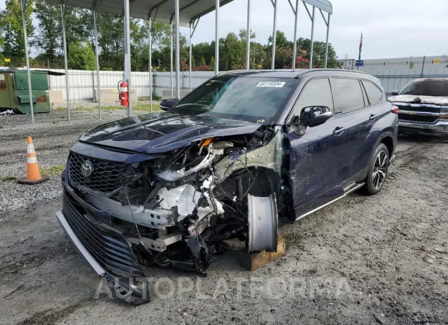 TOYOTA HIGHLANDER 2022 vin 5TDLZRBH4NS207747 from auto auction Copart