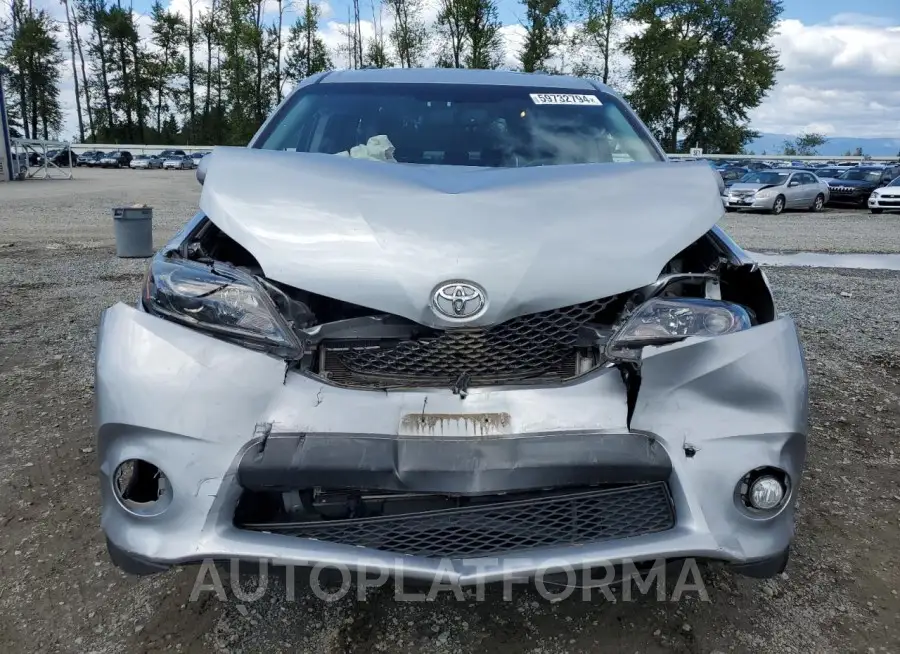 TOYOTA SIENNA SPO 2015 vin 5TDXK3DC8FS619997 from auto auction Copart