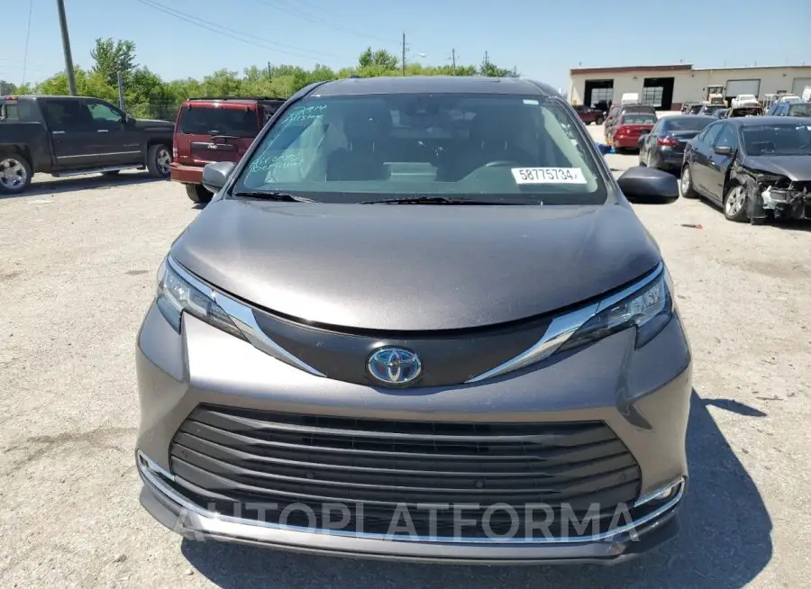 TOYOTA SIENNA XLE 2023 vin 5TDYRKEC1PS144011 from auto auction Copart