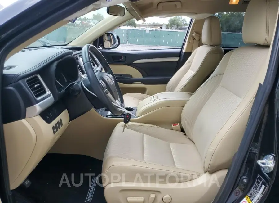 TOYOTA HIGHLANDER 2019 vin 5TDZZRFHXKS322286 from auto auction Copart