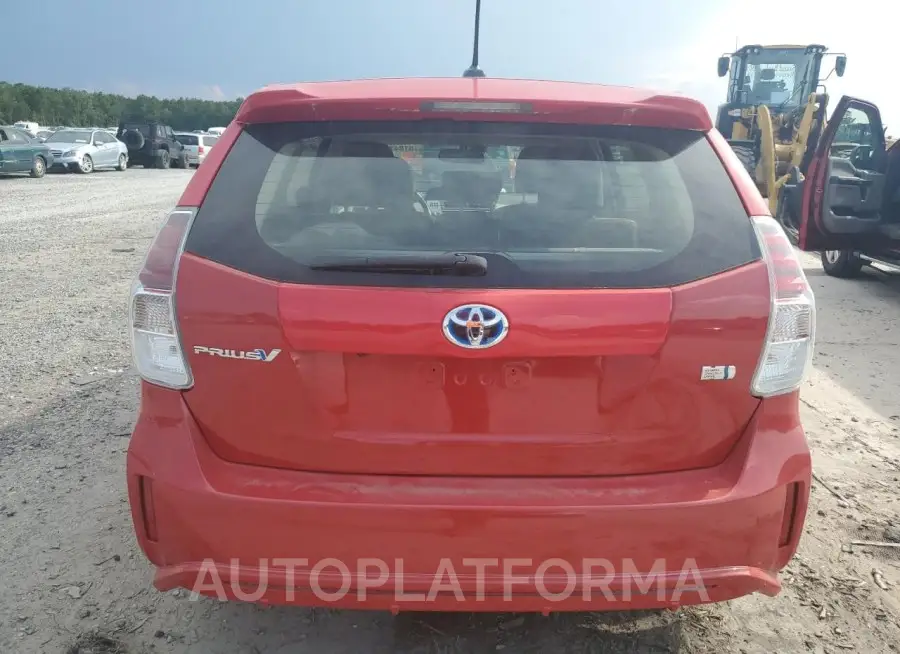 TOYOTA PRIUS V 2015 vin JTDZN3EU9FJ017081 from auto auction Copart