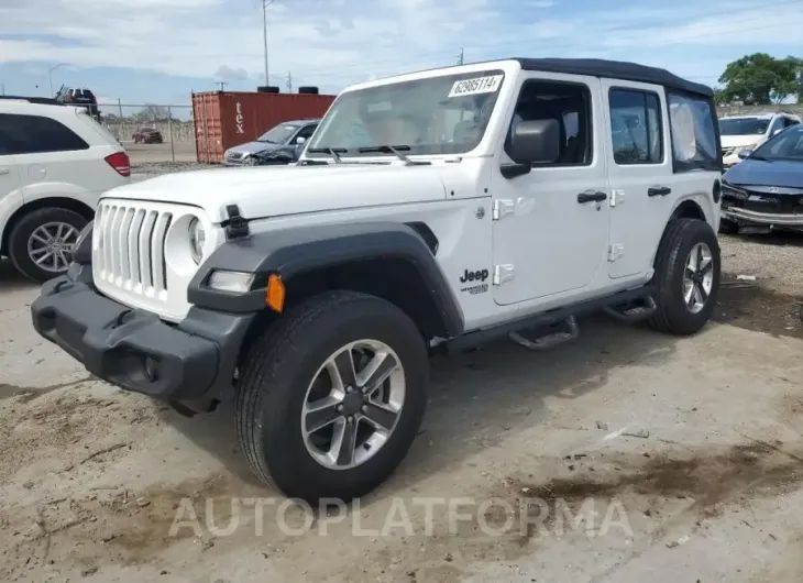 JEEP WRANGLER U 2021 vin 1C4HJXDG5MW762601 from auto auction Copart