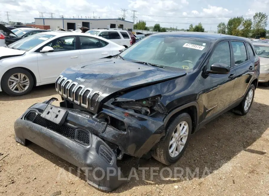 JEEP CHEROKEE S 2017 vin 1C4PJLAB5HD231378 from auto auction Copart