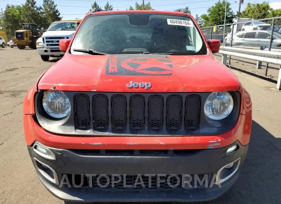 JEEP RENEGADE L 2015 vin ZACCJABT2FPC29452 from auto auction Copart