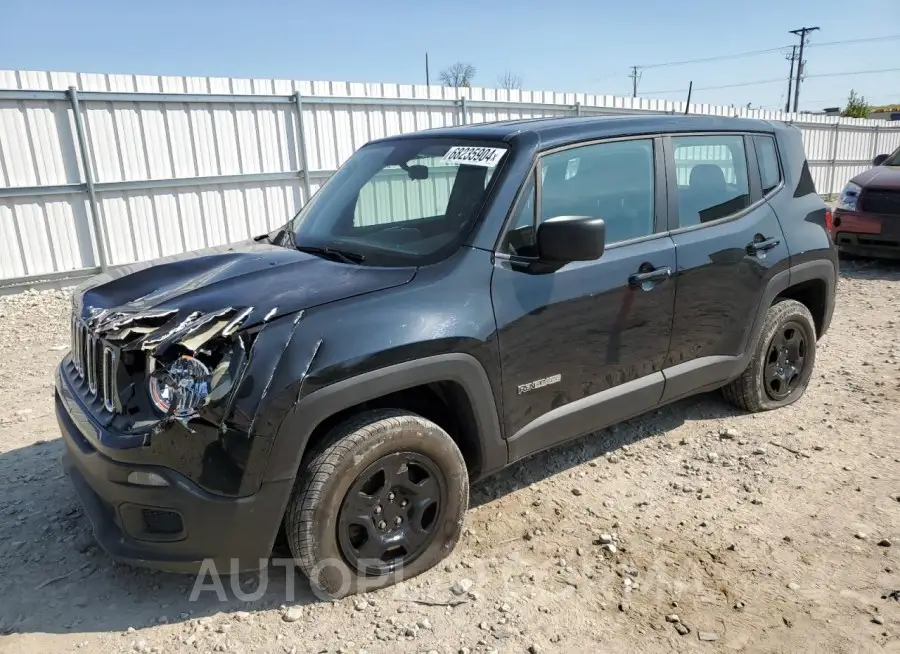 JEEP RENEGADE S 2018 vin ZACCJBAB1JPH07285 from auto auction Copart