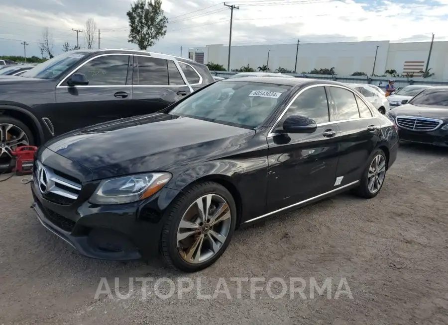 MERCEDES-BENZ C 300 2018 vin WDDWF4JB1JR350885 from auto auction Copart