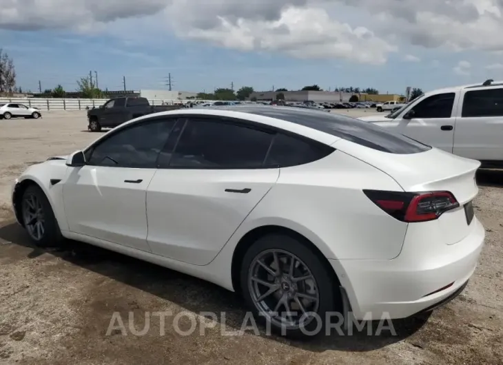 TESLA MODEL 3 2021 vin 5YJ3E1EA5MF092087 from auto auction Copart