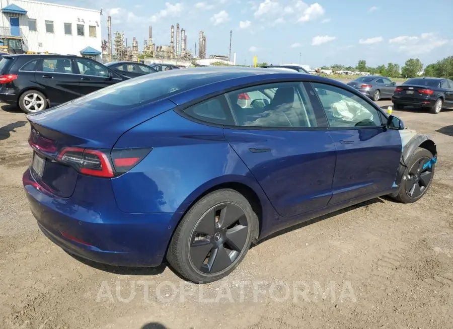 TESLA MODEL 3 2022 vin 5YJ3E1EA9NF196230 from auto auction Copart